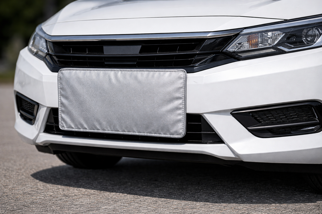 SuperCovers Premium Number Plate Cover for Cars & Bikes | Scratch & Dust Resistant | Durable Protection